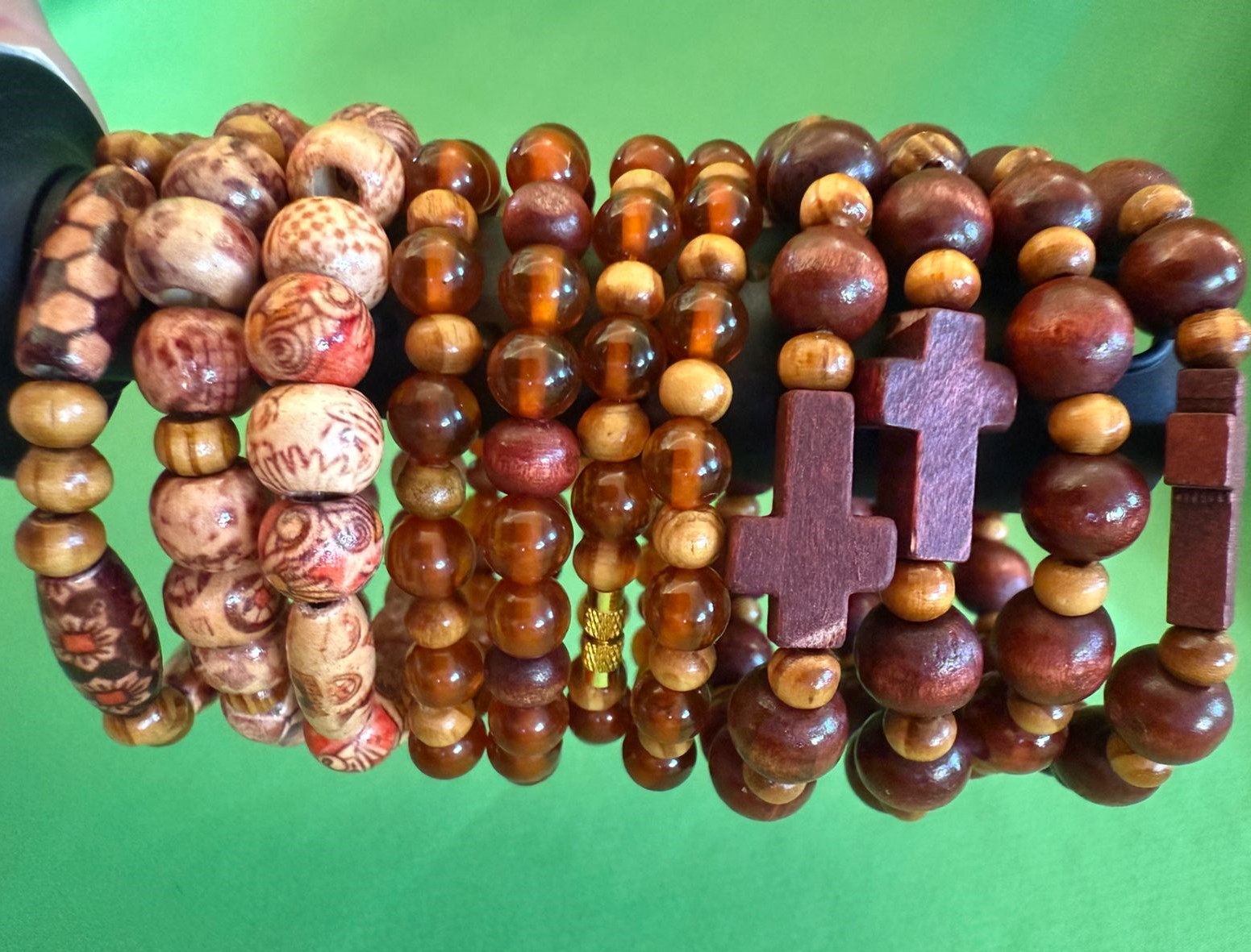Bracelet  "Honey Beads"  17 cm