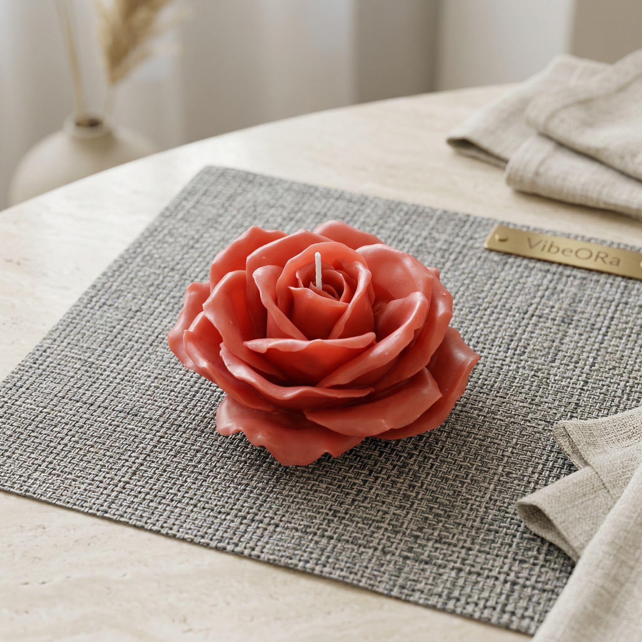 Rose Candle
