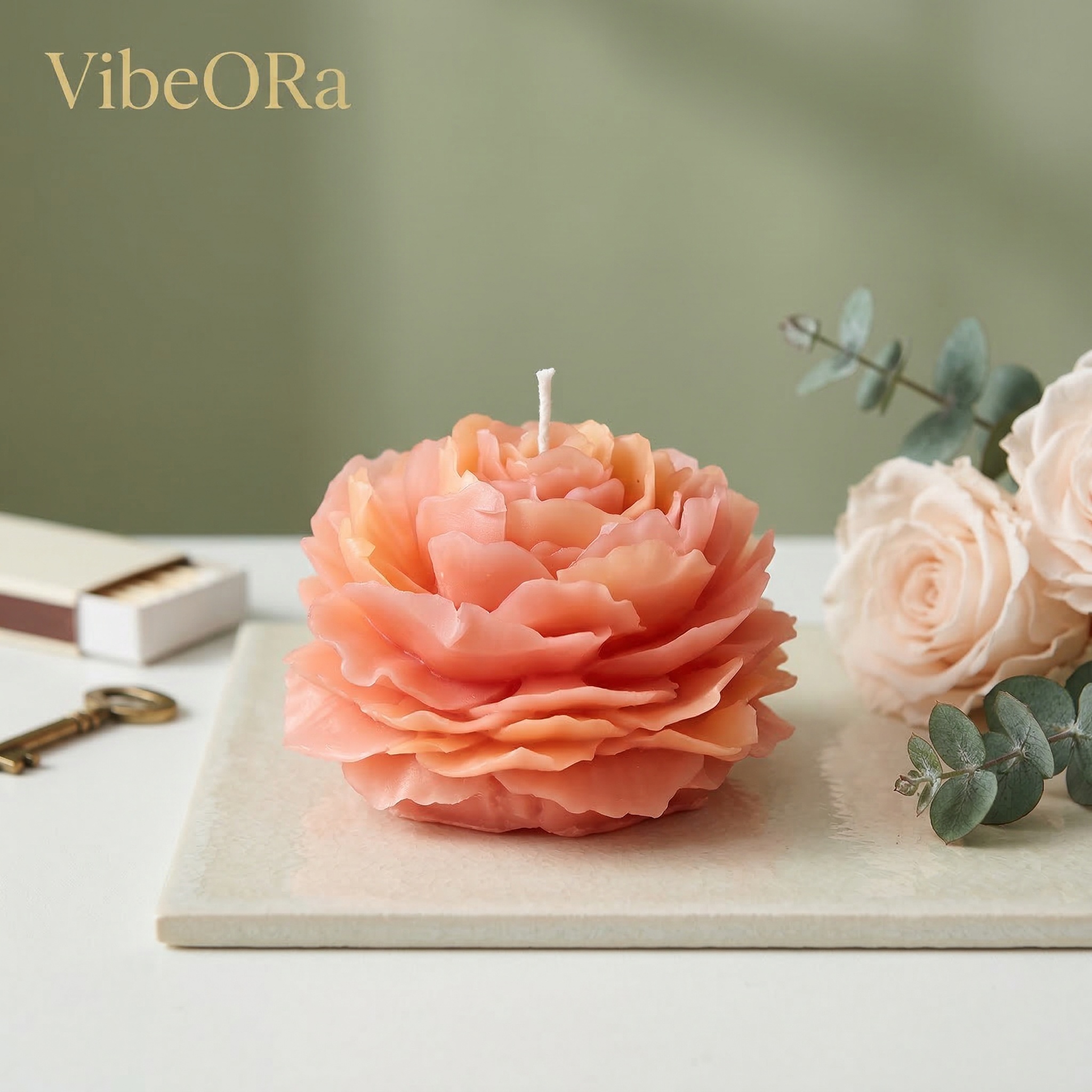 Peony Candle