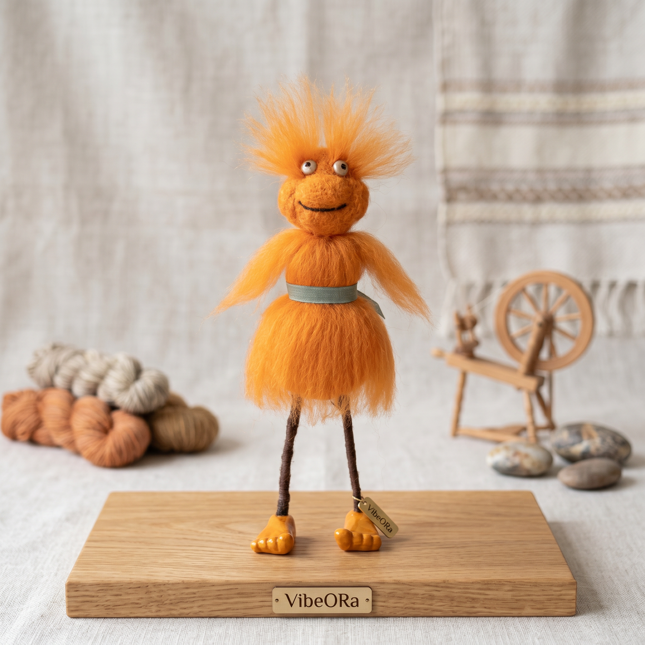 Felted figure Ginger