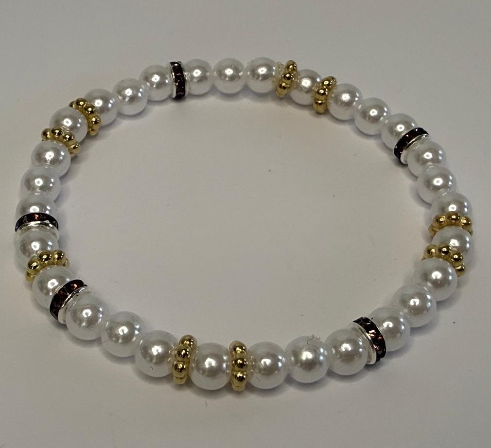 Bracelet  "Gold Accent" 17 cm