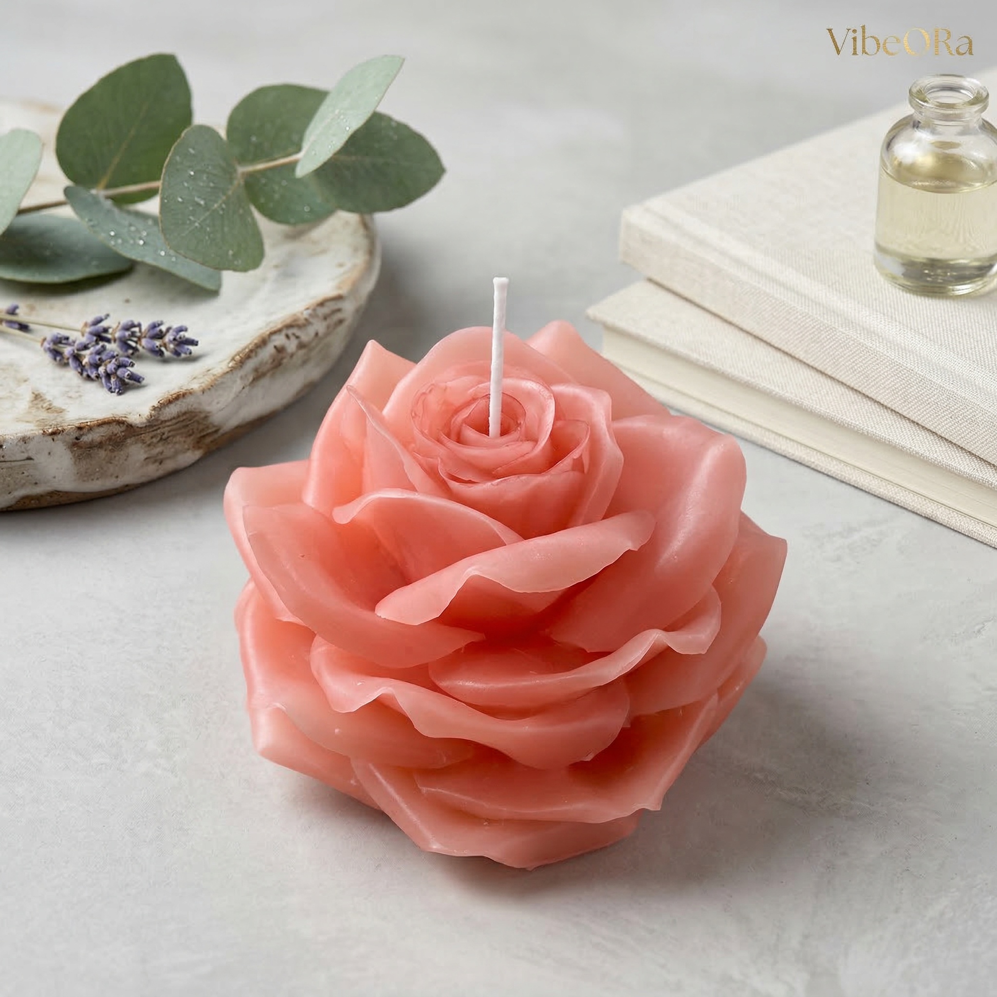 Rose Candle
