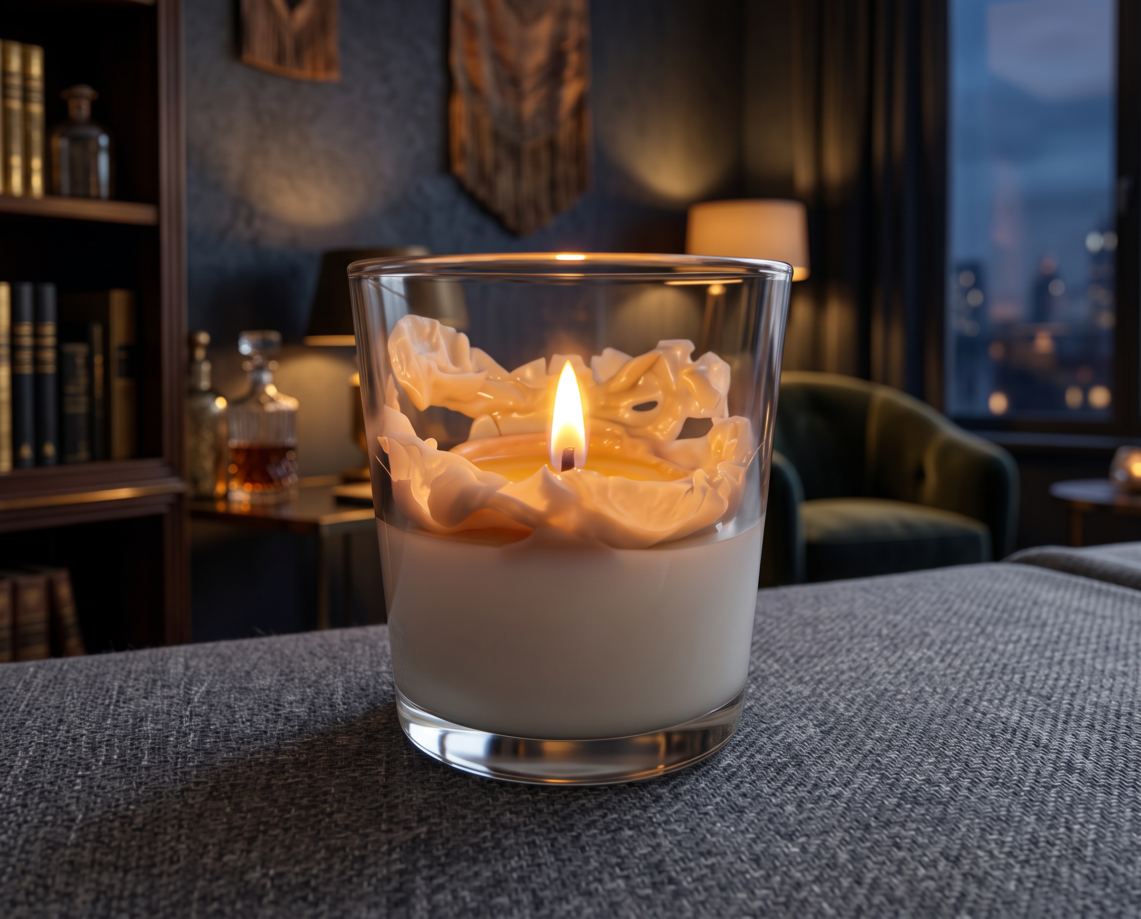 Jar candle "Floral Dessert"