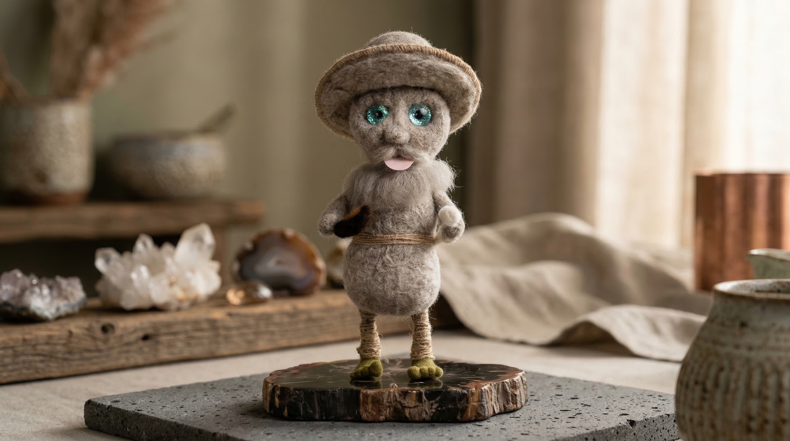 Felted figure Povar