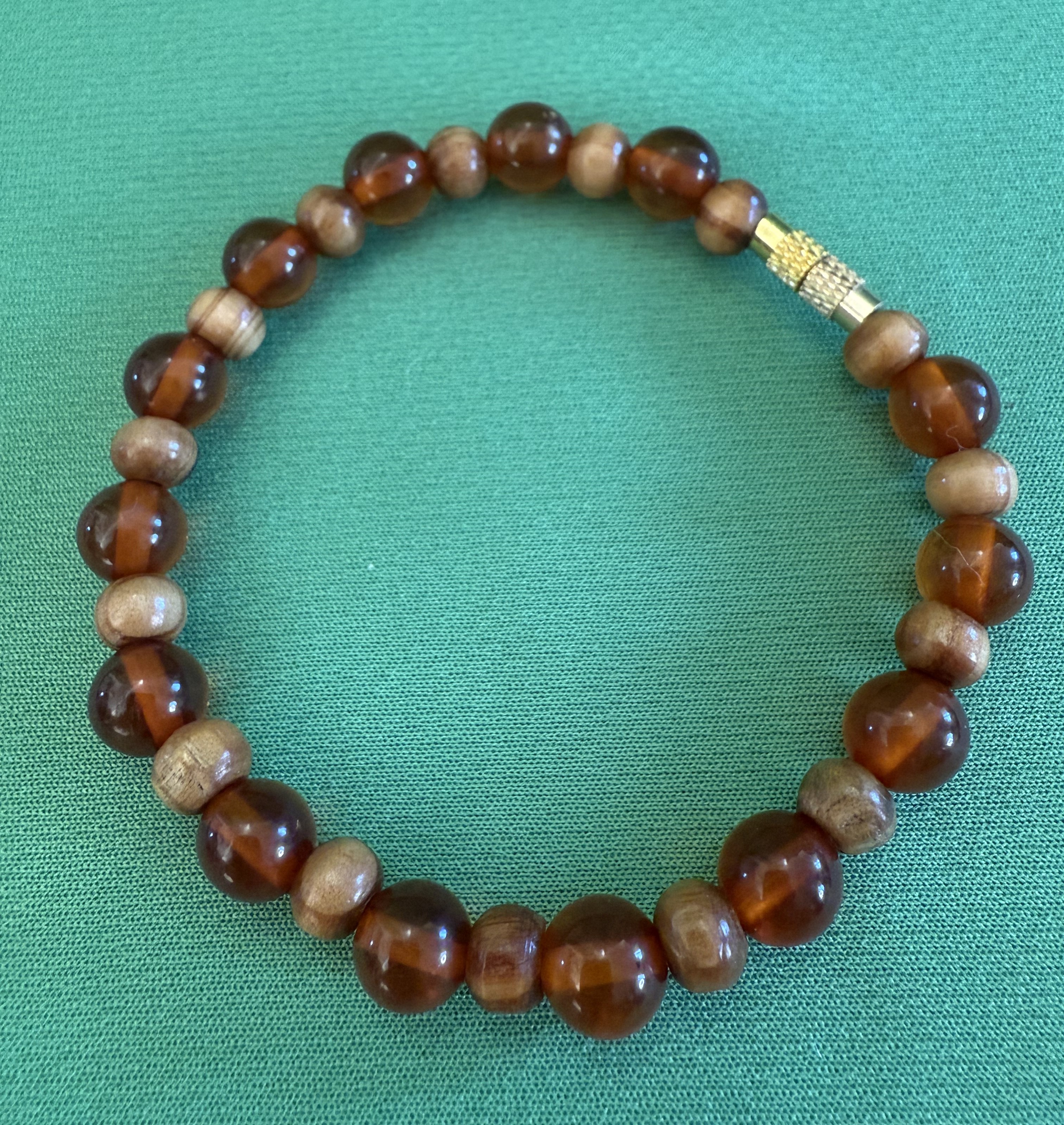 Bracelet  "Honey Beads"  17 cm