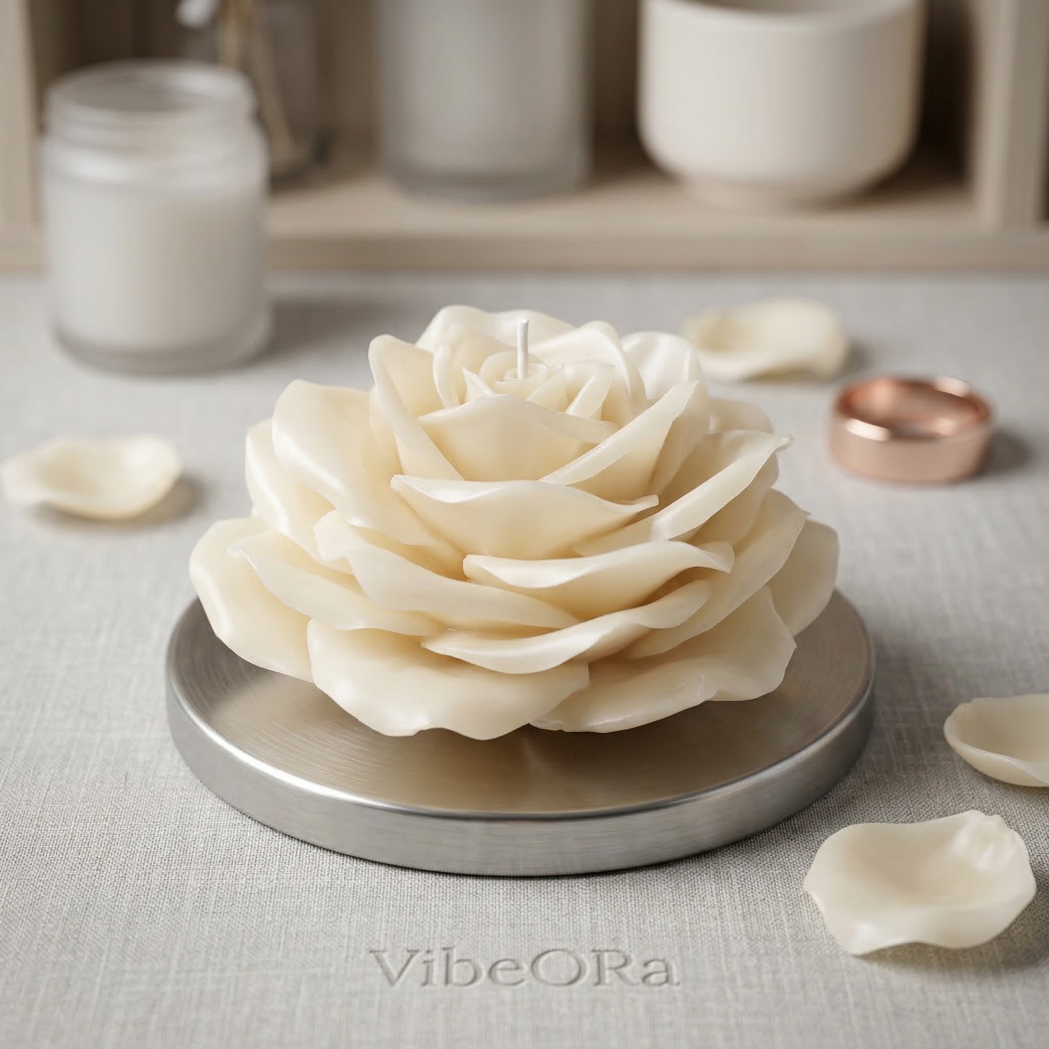 Rose Candle