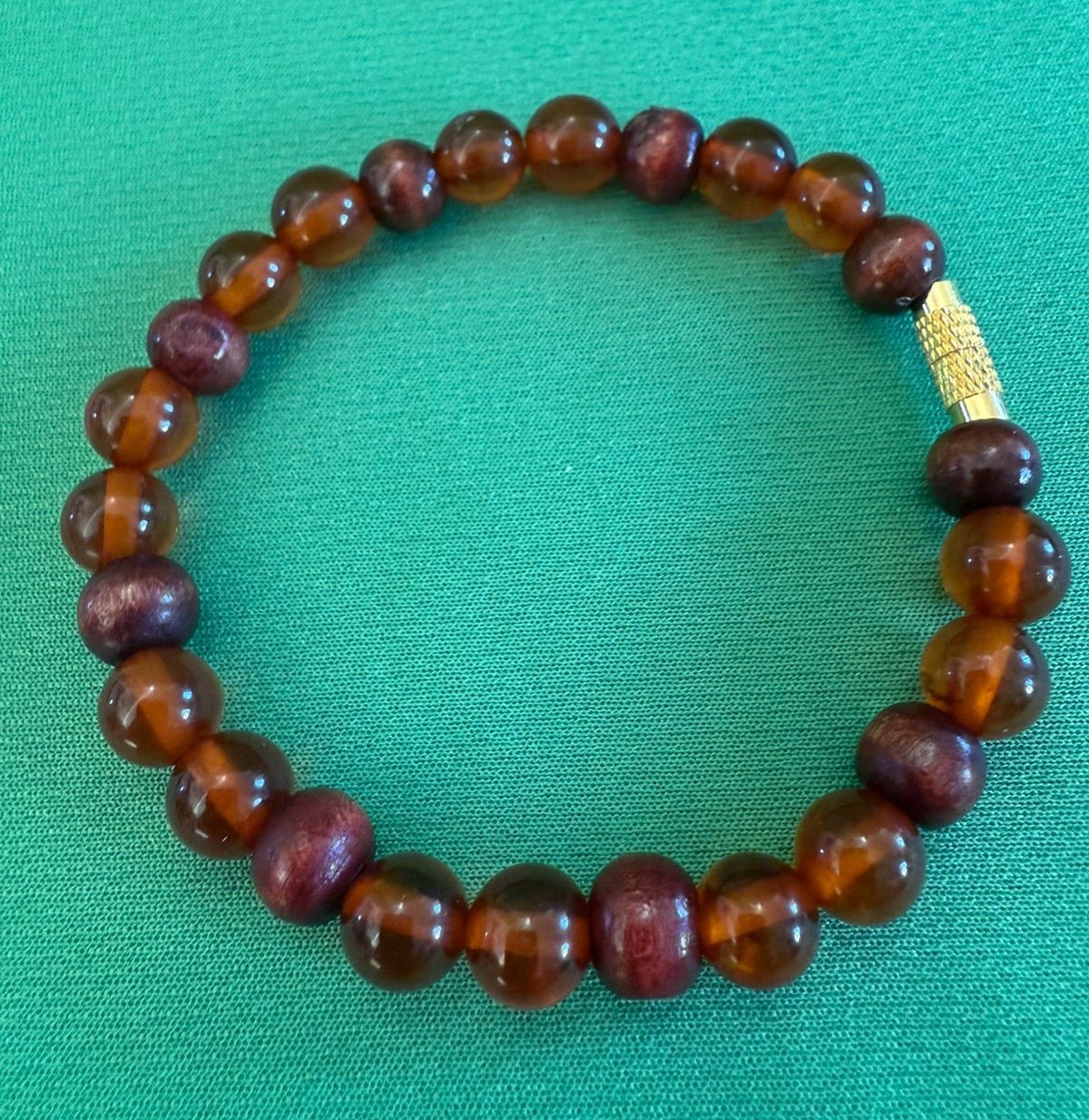Bracelet  "Amber Forest" 17 cm