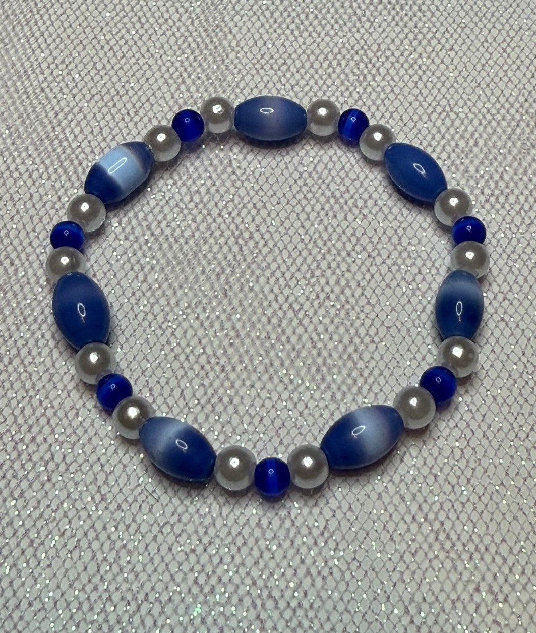 Bracelet  "Ice Eye" 17 cm