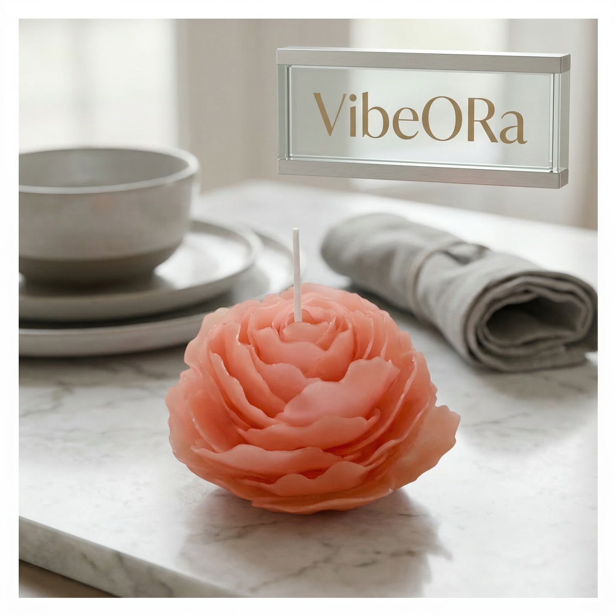 Peony Candle